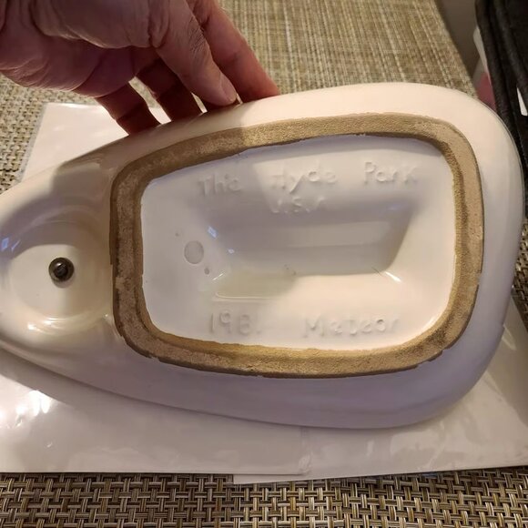 1981 The Hyde Park Meteor Ashtray With S Monogram - Picture 4 of 4